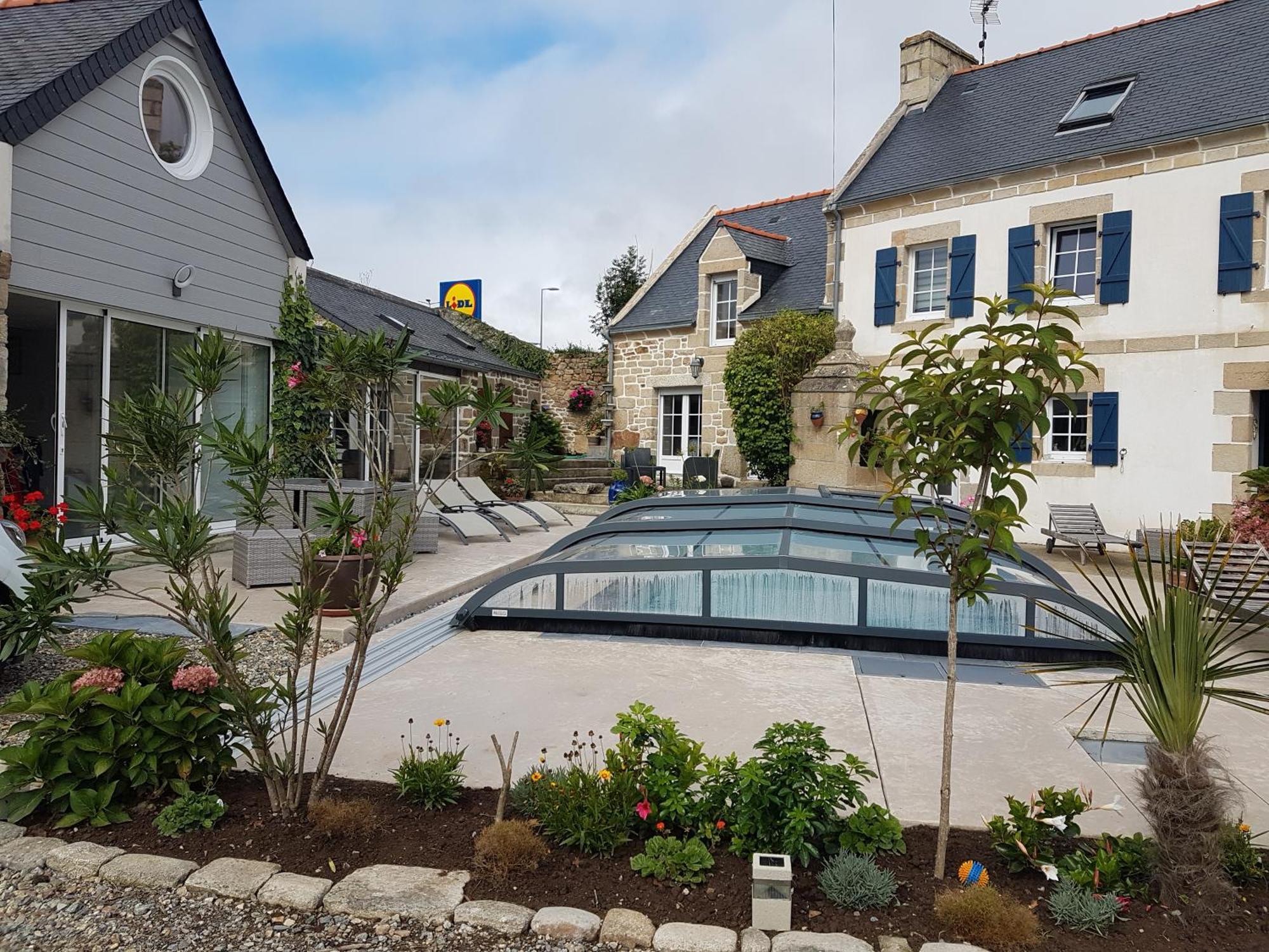 Bed and Breakfast La Ferme de Kérivoas Audierne Exterior foto